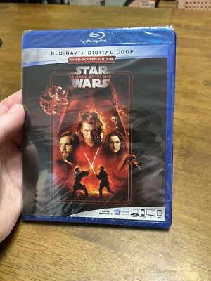 Star Wars Episode 3 III Revenge of the Sith Blu-ray Disney Darth Vader Obi-wan - Image 1 of 3