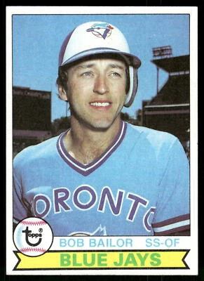 1979 Topps #492 Bob Bailor Toronto Blue Jays Baseball Card - Image 1 of 2
