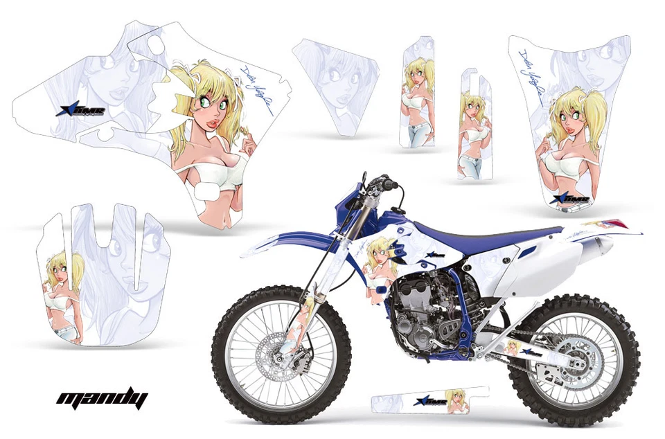 Dirt Bike Graphics Kit Decal Wrap For Yamaha WR250 WR450F 2005-2006 MANDY W W - Imagem 1 de 1