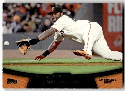 2013 Topps #CD-2 Pablo Sandoval Chase It Down San Francisco Giants béisbol Foto 1 de 2
