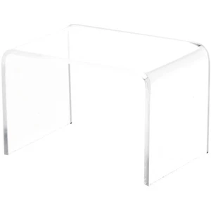 Plymor Clear Acrylic Rectangular Display Riser, 2" H x 3" W x 2" D (1/8" thick) - Picture 1 of 2