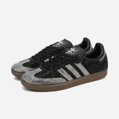 Tenis para mujer Adidas Originales SAMBA OG IH9052 estrás negro/blanco Foto 1 de 4