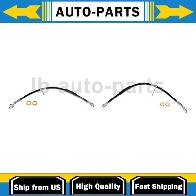 2x Brake Hose Front For 2014 2015 2016 2017 Ford Fusion 1.5L - Image 1 of 4