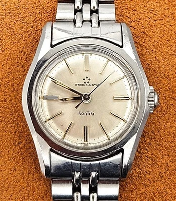 Pulsera Eterna Matic KonTiki Damas Automática Años 60 Excelente Estado Original Foto 1 de 4