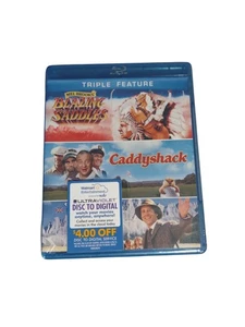 Triple Feature Blazing Saddles Caddyshack Vacation Blu-Ray Brand New Sealed - Imagen 1 de 2
