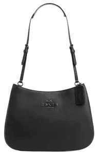 COACH CO952 PENELOPE SHOULDER BAG LEATHER BLACK NWT $ 350.00 - Picture 1 of 19