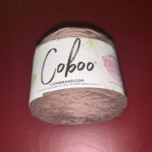 (1 Skein) Lion Brand Yarn Coboo Yarn, Taupe 3.5oz/232yrds - Picture 1 of 3