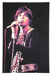 Rolling Stones Mick Jagger Original Rare Serigraph Black Light Poster from 1971 - Picture 1 of 1