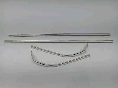1977-1984 OEM Cadillac Deville Sedan Rear Bottom Window Chrome Trim Molding  - Image 1 of 4