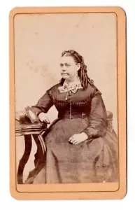 Milford Mass. 1800’s Cabinet Card ~ S.R. Hatch Photographer ~ Victorian - Picture 1 of 2