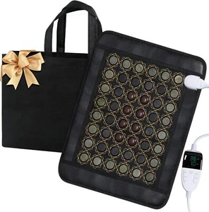 Natural Jade Infrared Heating Pad w/Smart Controller Memory Function 15" x 19" - Picture 1 of 9