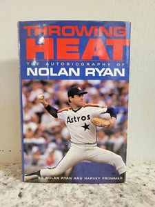 Throwing Heat by Nolan Ryan and Frommer's Staff (1988, Hardcover) 1st EDITION - Foto 1 di 7