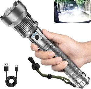 Rechargeable LED Flashlights High Lumens, 990,000 Lumen Brightest Flashlight wit - Picture 1 of 8