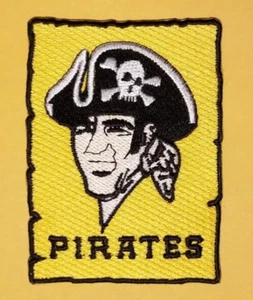Pittsburgh Pirates bestickter Sportaufnäher ca. 2,5 x 3,75" - Bild 1 von 2