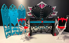 Lot de pièces de rechange meubles de pièce de rechange pour caméra d'action vestiaire Monster High Frights