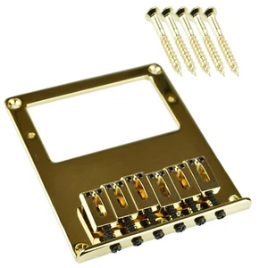 NEW Bridge TELECASTER humbucker gold 6 saddles pour guitare TELE - Bild 1 von 6