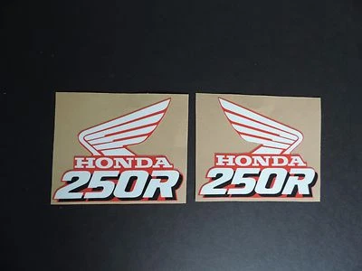 Honda XR 250 R 1989 tanque de gasolina juego de calcomanías vintage motocross Ahrma  Foto 1 de 2