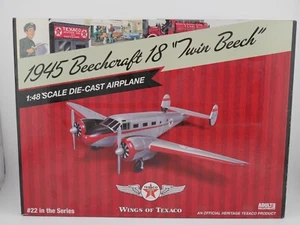 Texaco 1945 Beechcraft 18 "Twin Beech" 1:48 Scale Die-Cast Airplane NIB - Picture 1 of 5