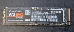 Samsung 970 EVO 250GB NVME PCIe M.2 2280 SSD / FREE SHIP / QTY DISCOUNT - Picture 1 of 2