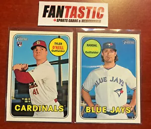 2018 Topps Heritage High Number Base Card YOU PICK inc RC, SP 501-725 - Picture 1 of 2