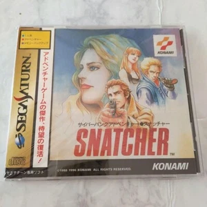 Snatcher Sega Saturn with sticker PS1 NTSC-J Japanese FROM JAPAN - Picture 1 of 7
