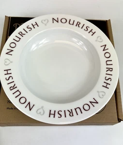 Pampered Chef Nourish Soup Bowl Set of 2 New 2014 2949 Round Up from the Heart - Picture 1 of 11