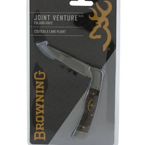 Browning Joint Venture Rams Horn Folder Pocket Knife - Picture 1 of 3