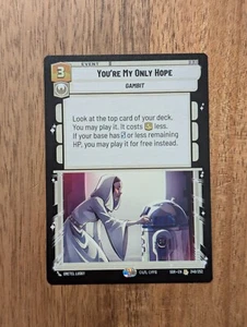 Star Wars Unlimited TCG - SWU - You're My Only Hope - NM Cond - Picture 1 of 1