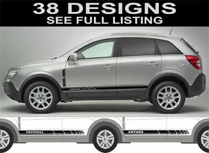 decalcomanie strisce laterali vauxhall antara adesivi strisce vauxhall adatte a tutti gli anni  - Foto 1 di 1