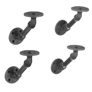 1/2 Zoll x 4 zoll Doppelflansch Winkel Halterung Kit, 4 Stück - Bild 1 von 9
