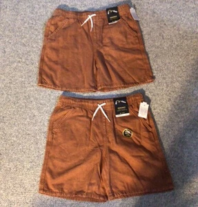 Art Class Boys Relaxed Pull-On Brown Shorts (2 Pairs) - Size XL (14) - Picture 1 of 7