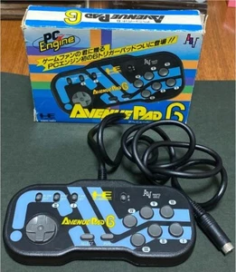 PC Engine 6 button Controller Avenue Pad 6 PCE HE system Control Pad from Japan - Picture 1 of 1