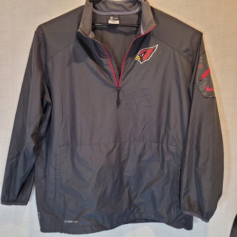 Nike Storm Fit ARIZONA CARDINALS Jacket Mens XXL 2XL Officially NFL Wind Breaker Cover