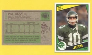 1984 Topps PAT RYAN New York Jets Rookie Card - Picture 1 of 1