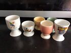 Bundle Of 6 Vintage Egg Cups Preowned 
