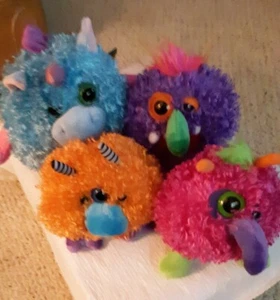 Lot Of 4 Ganz Webkinz Boogity Boos Plush. - Picture 1 of 8