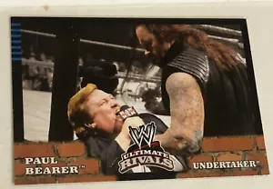 Paul Bearer Vs Undertaker WWE wrestling Ultimate Rivals trading Card #59 - Picture 1 of 2