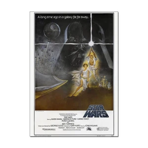 Star Wars - Un'ultima speranza poster film retrò | Stampa artistica ufficiale A3 A4 - Foto 1 di 4
