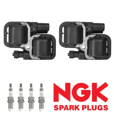 Ignition Coil & NGK Ruthenium Spark Plug for 2006-2010 Mercedes-Benz B200 UF359 - Image 1 of 4