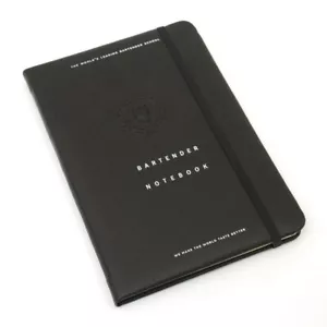 NIB Beautiful European Bartender School Black Bartender Notebook - Picture 1 of 5