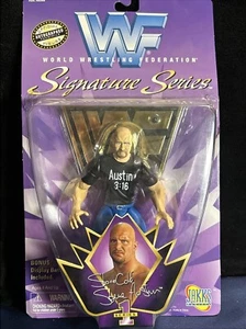 1997 WWF Jakks Pacific Stone Cold Steve Austin Signature Series 1 WWE Vintage - Picture 1 of 2