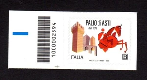 Italia 2025 : Palio di Asti - singolo con codice a barre - Picture 1 of 1