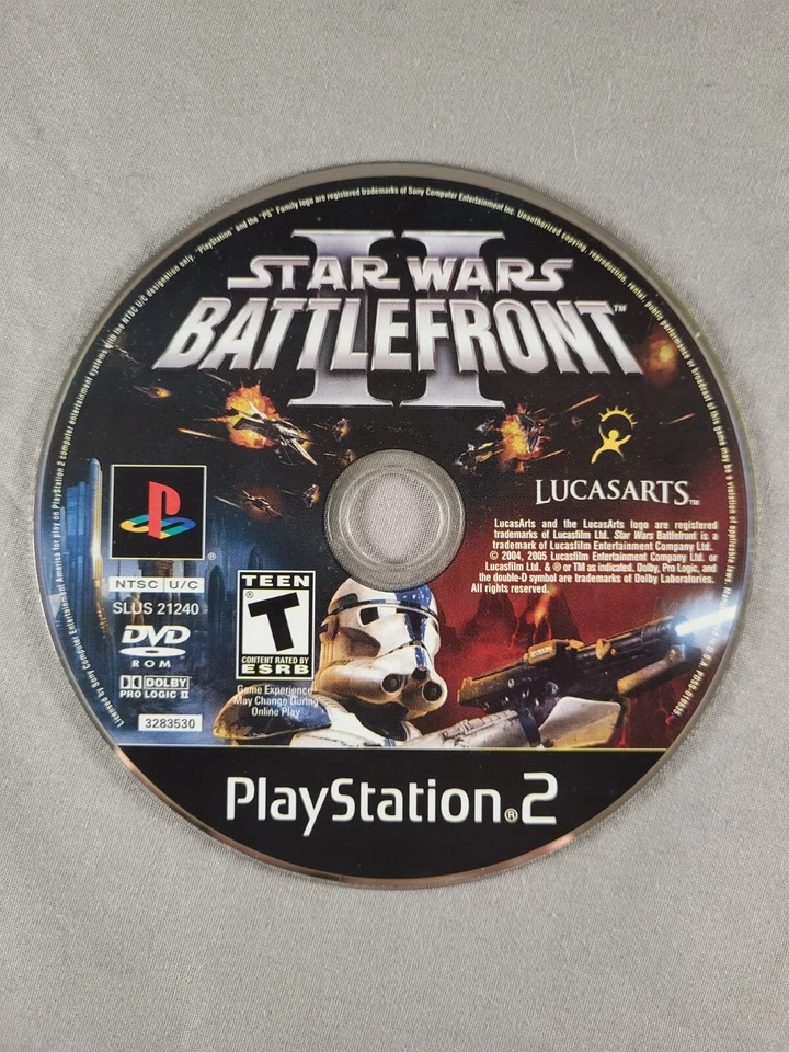 Star Wars: Battlefront II, PS2, Loose, Authentic! - Image 1 of 1