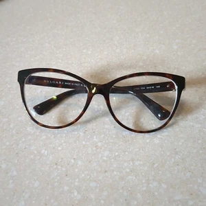 Bvlgari 4151 504 Eyeglasses Brown Havana Tortoise & Gold 54-16-140 - Picture 1 of 10