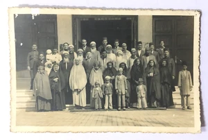 Fotografía vintage de la India ¿BOHRA GRANDE? GRUPO 5,75 pulgadas x 3,75 pulgadas (13383) - Imagen 1 de 5