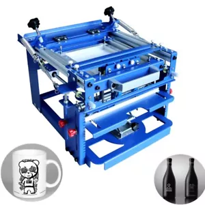 12" x 9" Manual Cylinder Screen Printing Press Household DIY Print Equipment - Picture 1 of 5