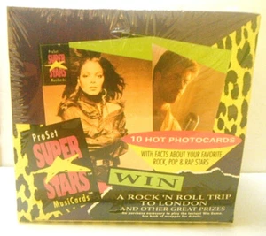 1991 Pro Set Yo Super Stars First Series Music Card 360 Cards Sealed Box - Picture 1 of 3