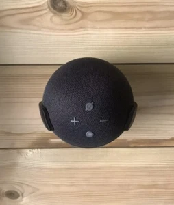 Black Wall Mount for Amazon Echo Dot 4 4th Gen Generation - Picture 1 of 3