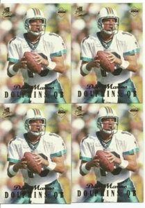 FOUR (4) DAN MARINO (Miami Dolphins) 1999 COLLECTOR'S EDGE 1ST PLACE CARDS #136 - Picture 1 of 1