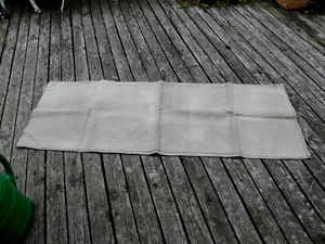 Antiguo saco de lino saco de grano arpillera patrón de espiga NUEVO 59 x 166 cm - Imagen 1 de 6